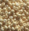 25g 5/0 Eggshell Pearl Lustre Fringe Drops